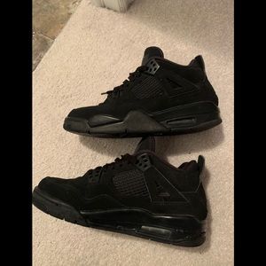 Air Jordan 4 Retro 'Black Cat' 2020 nubuck
